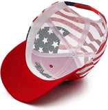 Trump Take America Back 2024 Hat with America Flag Mesh Back