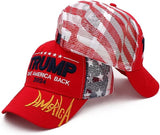Trump Take America Back 2024 Hat with America Flag Mesh Back