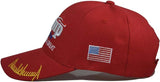 Black Trump Hat 2024 Save America Again Baseball Hat Signature on Bill