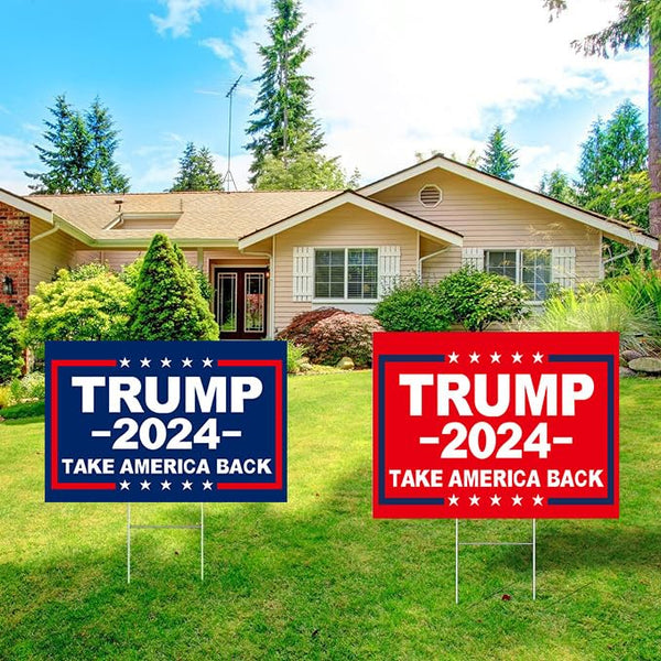 Trump 2024 Take America Back Yard Sign, Vote Trump, Trump 2024, Election Yard Sign, Yard Decor, Trump Sign, Outdoor Sign, Lawn Sign