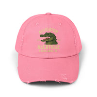 Alligator Alcatraz Everglades FL 2025 Distressed Cap - Printed Vintage Hat