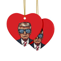 Trump Holiday Shapes Christmas Ornaments