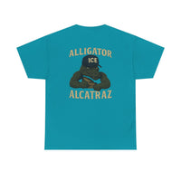 Alligator Alcatraz - Gator wearing ICE hat on a  T-Shirt