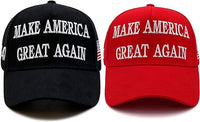 Trump 2024 45-47 Hat Make America Great Again Black Maga Hat - 2 Hat Bundle - Mix Colors Available