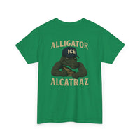 Alligator Alcatraz - Gator wearing ICE hat on a  T-Shirt