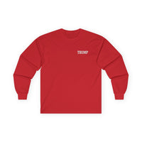 Trump 45-47 Front & Back Printed Unisex Long Sleeve T-Shirt