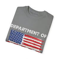 Department of Government Efficiency T-Shirt DOGE w/ America Flag