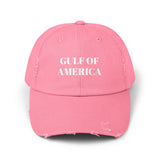Gulf of America Distressed Cap - Printed Vintage Hat