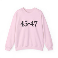 Trump 45-47 Heavy Blend Crewneck Sweatshirt/Sweater