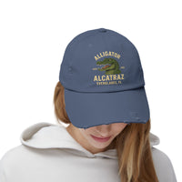 Alligator Alcatraz Everglades FL 2025 Distressed Cap - Printed Vintage Hat