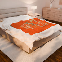Alligator Alcatraz Plush Throw Blanket 50x60"