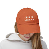 Gulf of America Distressed Cap - Printed Vintage Hat