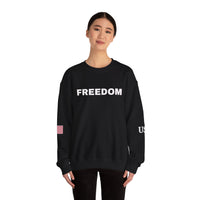 Freedom Sweatshirt - Charlie Kirk Tribute American Flag & USA on Sleeves Sweatshirt/Sweater