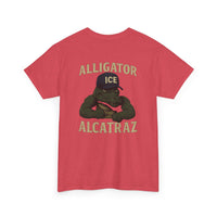 Alligator Alcatraz - Gator wearing ICE hat on a  T-Shirt