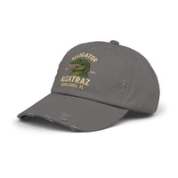 Alligator Alcatraz Everglades FL 2025 Distressed Cap - Printed Vintage Hat