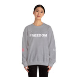 Freedom Sweatshirt - Charlie Kirk Tribute American Flag & USA on Sleeves Sweatshirt/Sweater