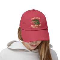 Alligator Alcatraz Everglades FL 2025 Distressed Cap - Printed Vintage Hat