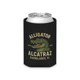 Alligator Alcatraz Can Cooler - Fun Drink Holder Insulator Koozie (Slim or Regular can)