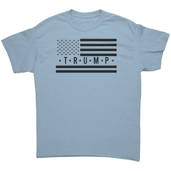 Black American Flag Donald Trump T-Shirt