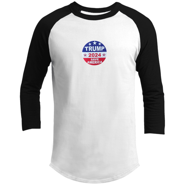 Trump 2024 Save America Again Raglan Sleeve Shirt