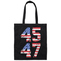Trump 45-47 Canvas Tote Bag
