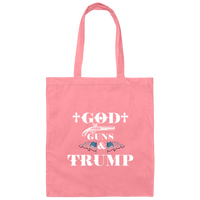 God Guns and Trump Canvas Tote Bag