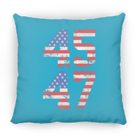 Trump 45-47 Large Square Pillow