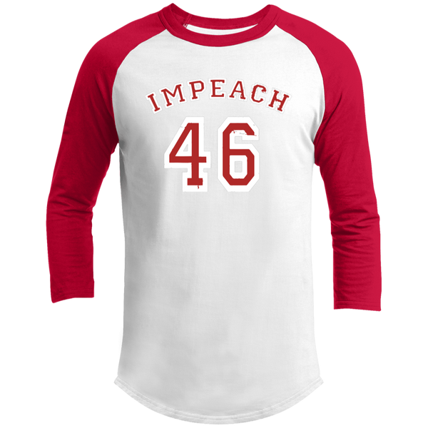 Impeach 46 Anti-Biden Raglan Sleeve Shirt