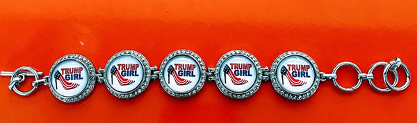 Trump Girl Crystal Bracelet