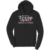 Take America Back Black Hooded Sweatshirt - Hoodie