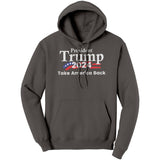 Take America Back Black Hooded Sweatshirt - Hoodie 3