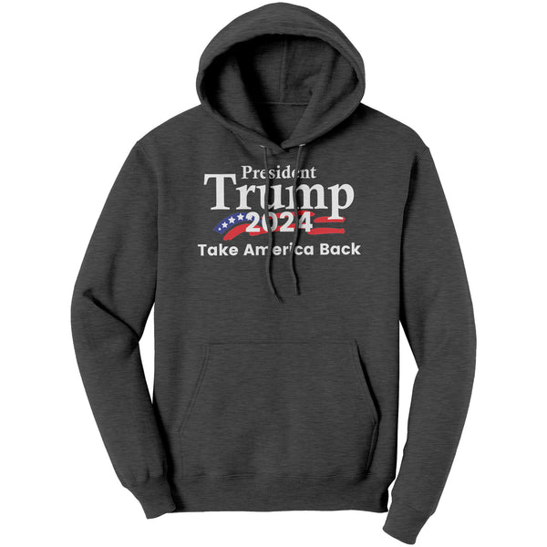 Take America Back Black Hooded Sweatshirt - Hoodie 2