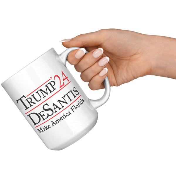 Trump DeSantis mug