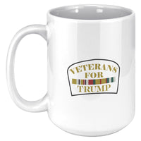 Veterans for Trump Mug logo