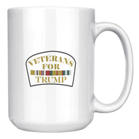 Veterans for Trump Mug logo