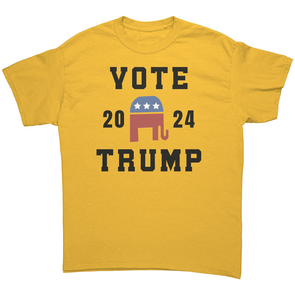 Vote Trump 2024 GOP Elephant  Republican Party T-Shirt