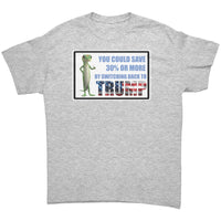 You Could Save 30% By Switching Back to Trump T-Shirt