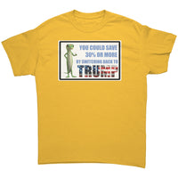 You Could Save 30% By Switching Back to Trump T-Shirt
