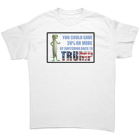 You Could Save 30% By Switching Back to Trump T-Shirt
