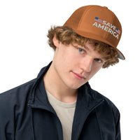 Save America Flag Embroidered trucker cap