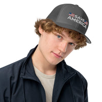 Save America Flag Embroidered trucker cap