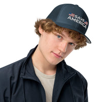 Save America Flag Embroidered trucker cap