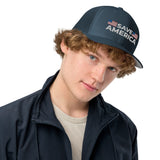 Save America Flag Embroidered trucker cap