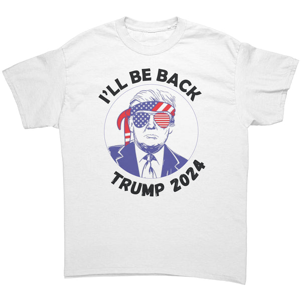 ill be back trump 2024 tshirt bandana