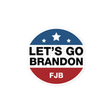 Round Let's Go Brandon #fjb Sticker