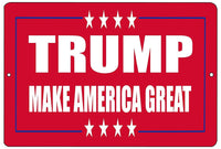 Trump Make America Great Again Metal Sign