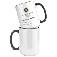 you know i won mug with signature