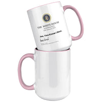 you know i won mug with signature
