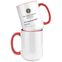 you know i won mug with signature