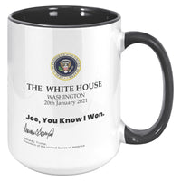 you know i won mug with signature